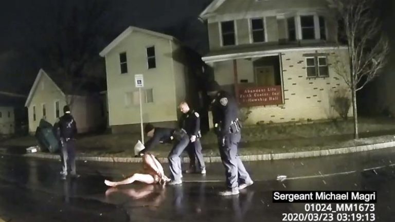 Black man died after US police put hood on him, pinned him down