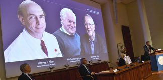 Nobel Prize for Medicine awarded for Hepatitis C discovery