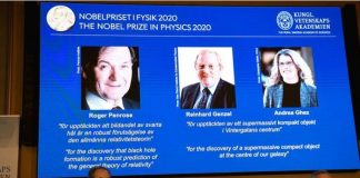 Black hole discoveries win 2020 Nobel Prize for Physics