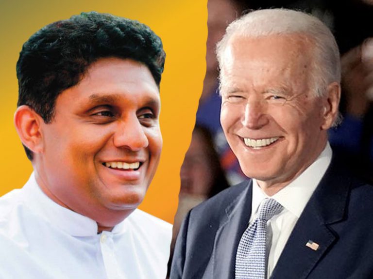 Sajith congratulates Joe Biden on US election victory