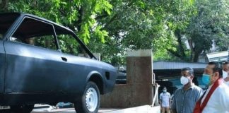 PM gifted vintage car, the first vehicle he owned