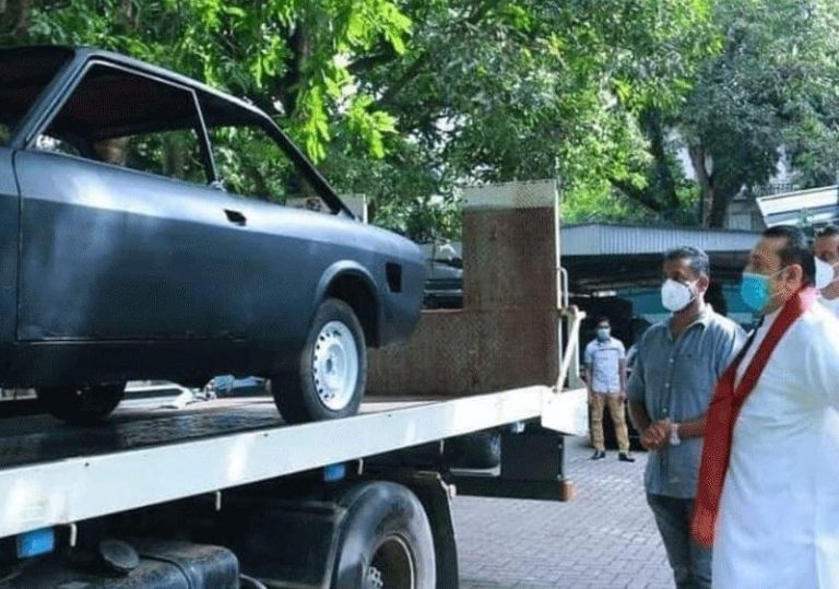 PM gifted vintage car, the first vehicle he owned