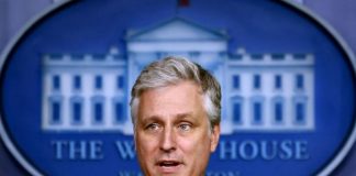 National security adviser O’Brien to represent U.S. at Asia meetings