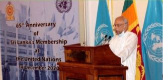 Foreign Minister holds an event to mark 65 years of Sri Lanka’s membership at the United Nations