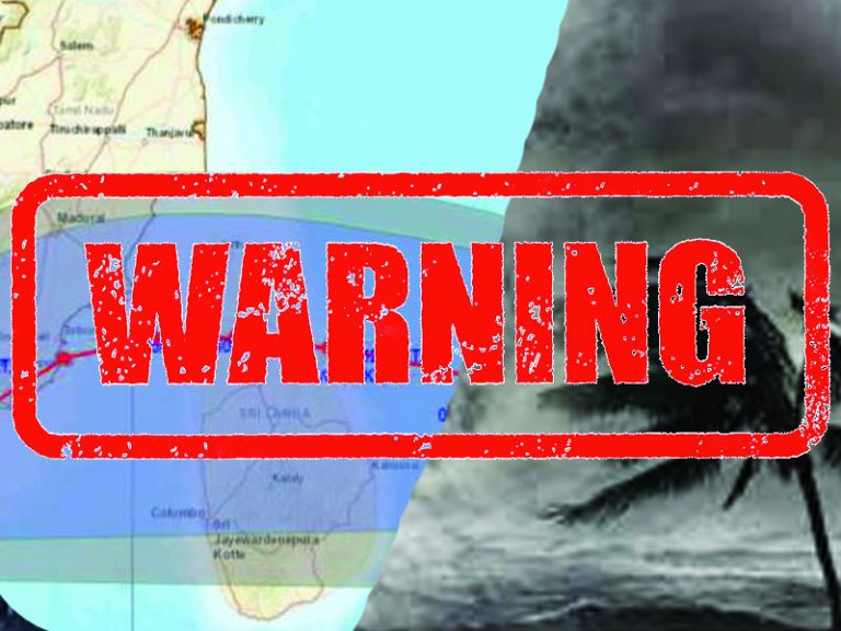 Cyclone BUREVI 110 km off Sri Lanka’s Eastern coast