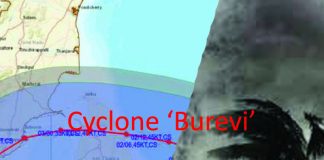 Cyclone Burevi : Intermittent showers or thundershowers likely at some areas