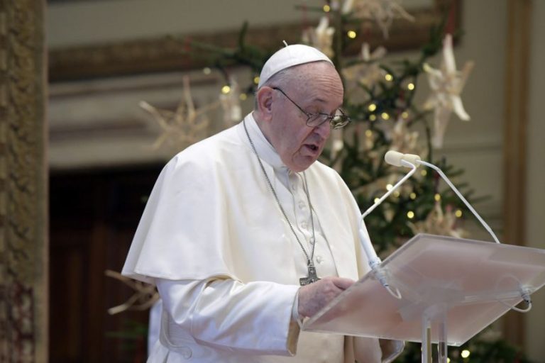 Pope Francis calls on countries to share Covid-19 vaccines in Christmas message