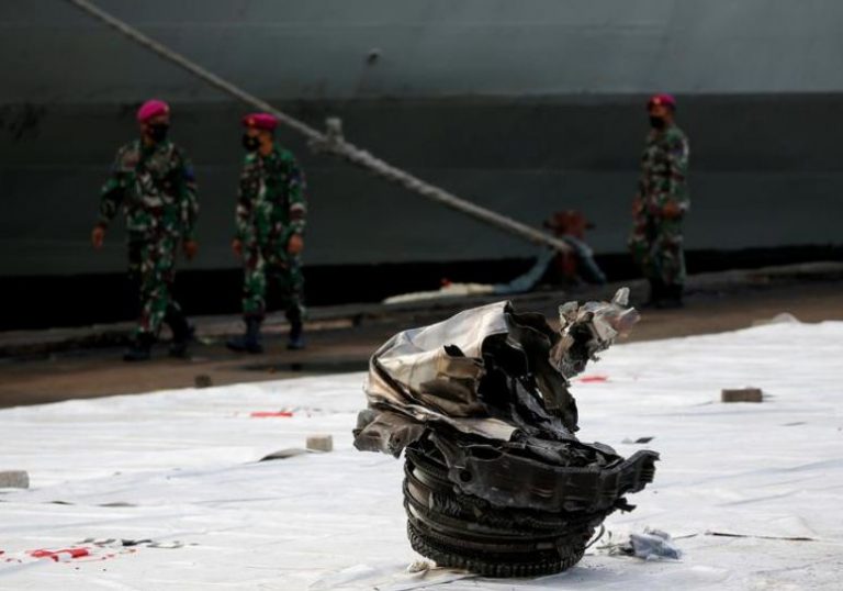 Indonesia hopes to retrieve black boxes of crashed jet from Java Sea