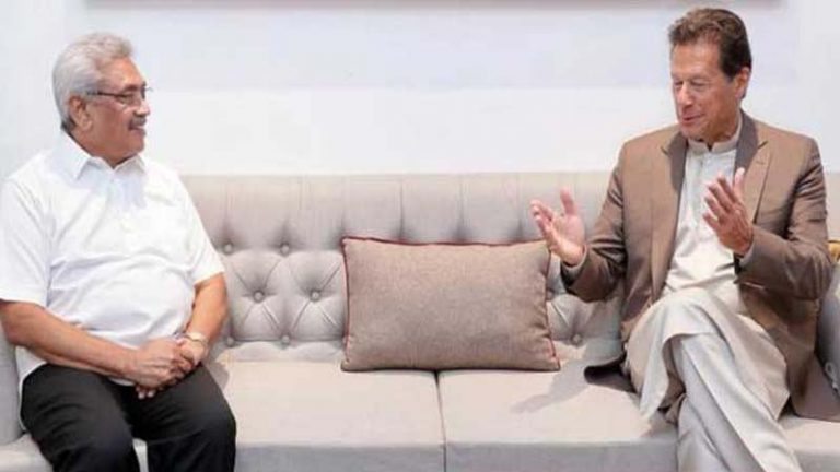 PM Imran Khan calls on President Gotabaya Rajapaksa