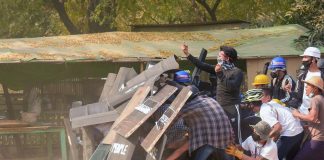 Myanmar Police Fire on Protesters in Ancient Former Capital