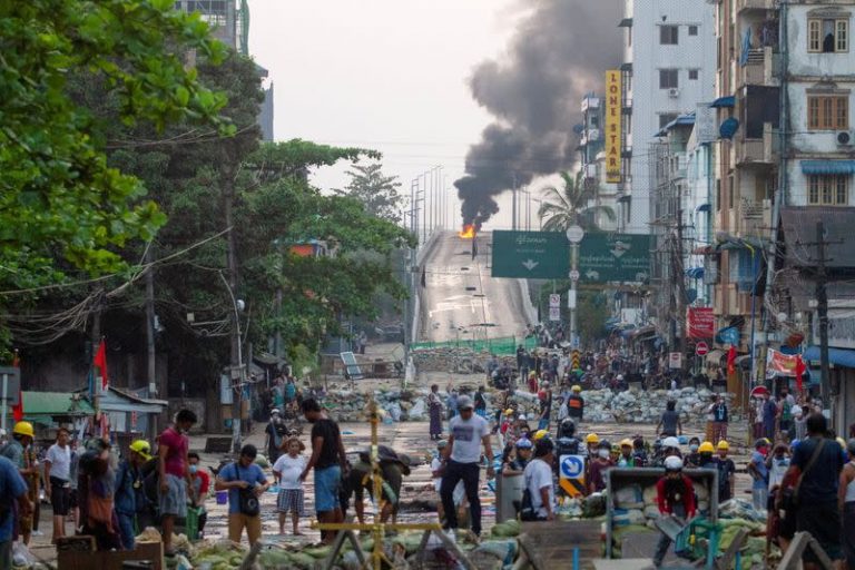 Myanmar Buddhist group signals break with authorities after violent crackdown