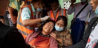 Medics risk lives to treat injured in Myanmar anti-coup protests