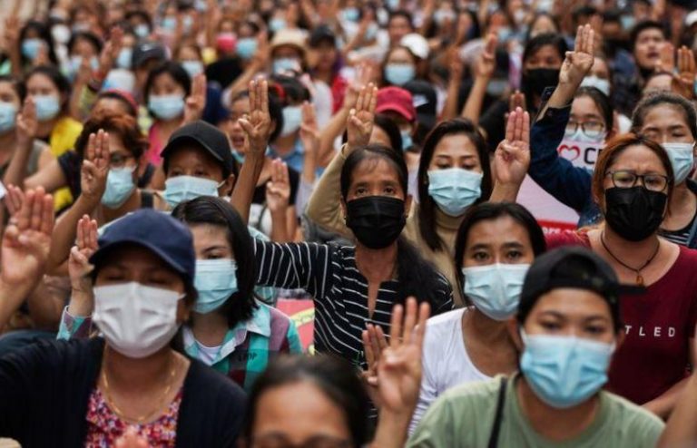Security forces fire on Myanmar protests after deadliest day since coup