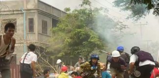 Myanmar protesters voice defiance as junta reminds of ‘external threats’