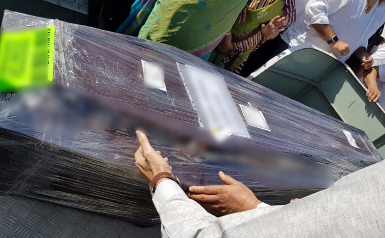 Body of ‘Keselwatte Dinuka’ brought to Sri Lanka