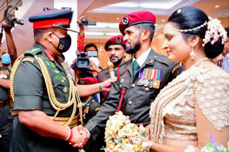 Wedding bells ring for disabled War Hero (Photos)