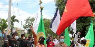 Armed clashes break out in Myanmar between troops and anti-junta protesters, US expands sanctions