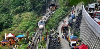 Train crash kills 50 in Taiwan’s deadliest rail tragedy in decades