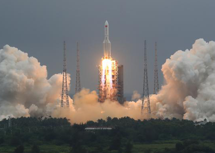 China launches a key module of a new permanent space station