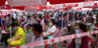 They’re called “red zones” – Covid hotspots in Cambodia’s capital of Phnom Penh that have gone into lockdown. But those living inside say food – and help – is scarce