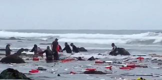 Three people died and some two dozen people were injured after a boat got into trouble