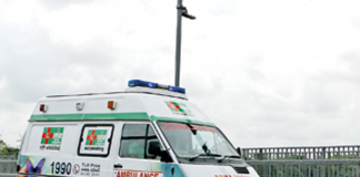Ambulances are allowed to use the expressways free of charge