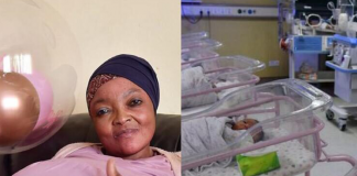 A woman gives birth to 10 babies