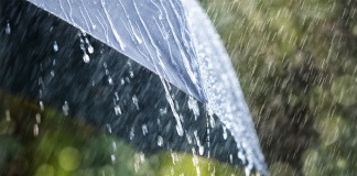 Showers or thundershowers will occur at a few places