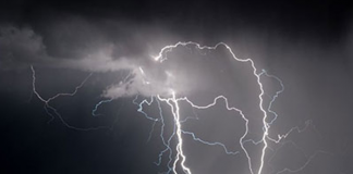 Severe lightning warning issued