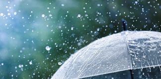 Showers or thunderstorms in the evening or night