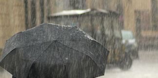 Showers or thundershowers will occur at a few places