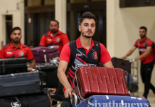 Afghanistan team arrive in the island