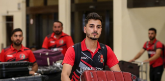 Afghanistan team arrive in the island