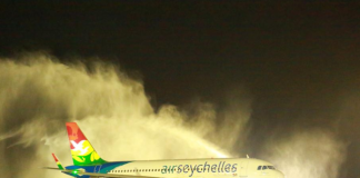 Seychelles-Sri Lanka maiden direct flight arrives at BIA