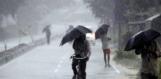 Showery conditions to enhance during next few days